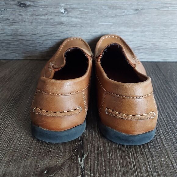 Boys Florsheim “Jasper Jr.” Moc Toe Venetian Loafer, Size 4 - Picture 5 of 9